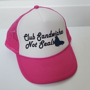 🧢 Pink and White Trucker Hat